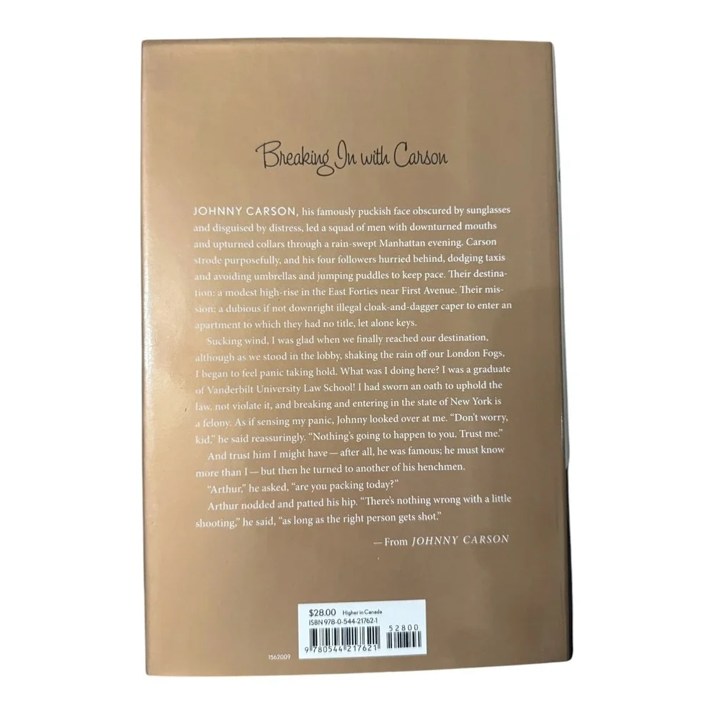 Johnny Carson by Henry Bushkin Hardcover Biography 2013 TV Host Legend